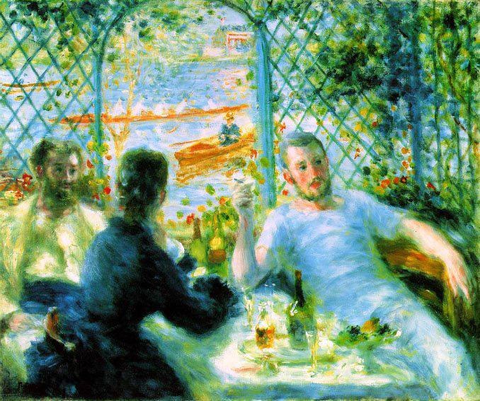 Pierre Auguste Renoir The Canoeists' Luncheon